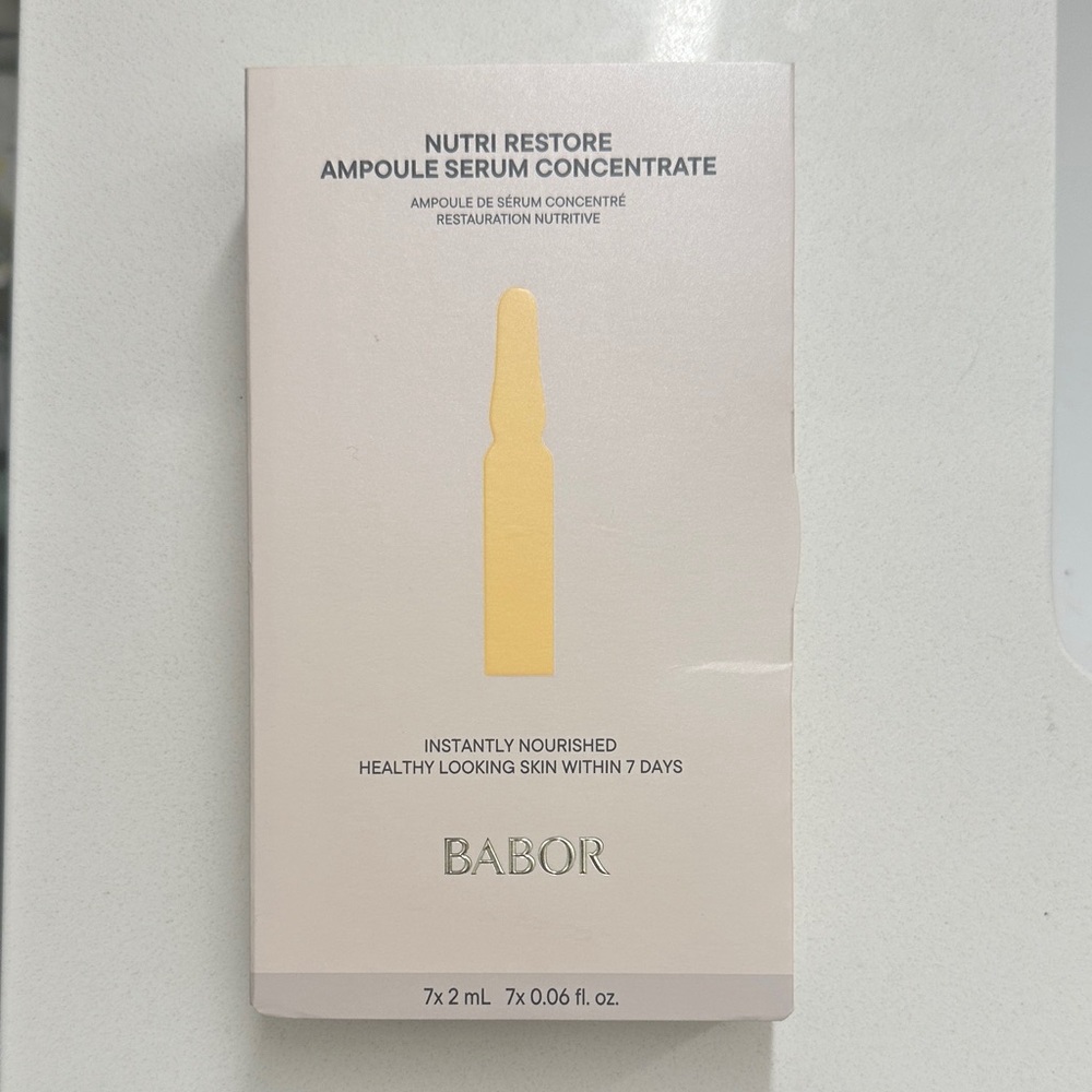 *NIB* Babor Nutri Restore Ampoule Serum